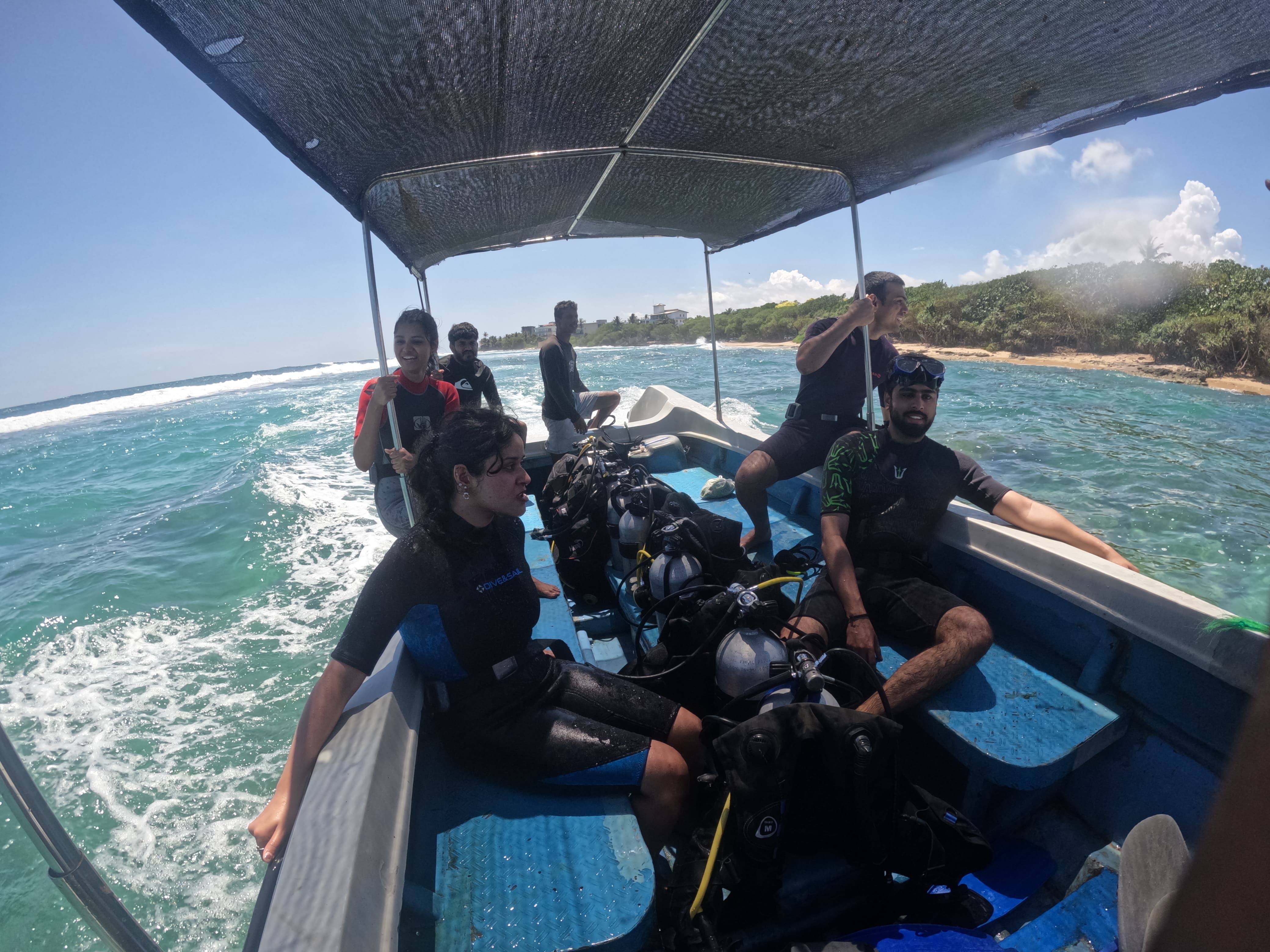 Dive Boat Excursion Heading Out